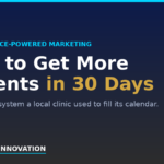 How to Get More Patients: The 30-Day System a Local Clinic Used to Fill Its Calendar