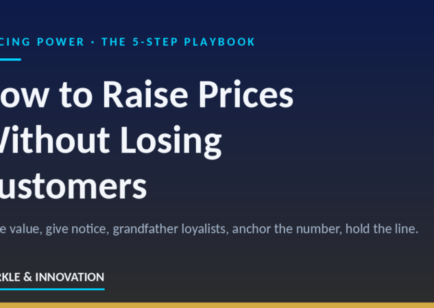 How to Raise Prices Without Losing Customers: The 5-Step Playbook
