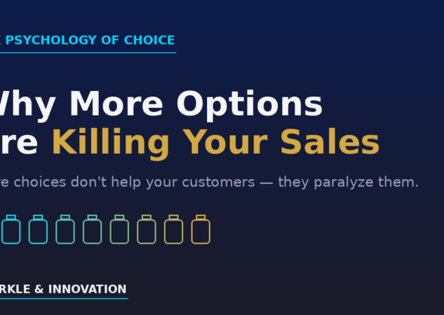 Why More Options Are Killing Your Sales: The Science of Choice Overload