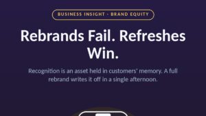 Rebrand vs Brand Refresh: Why Rebrands Fail and Refreshes Win