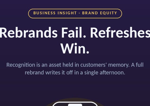 Rebrand vs Brand Refresh: Why Rebrands Fail and Refreshes Win